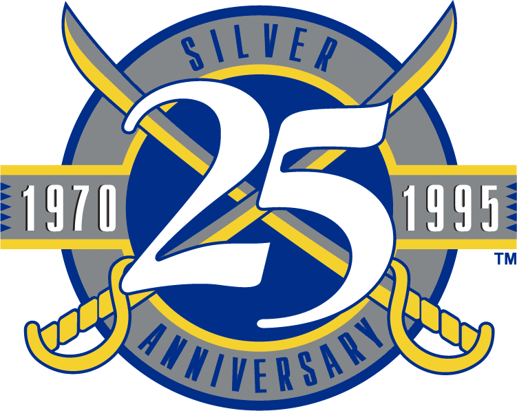 Buffalo Sabres 1995 Anniversary Logo iron on heat transfer